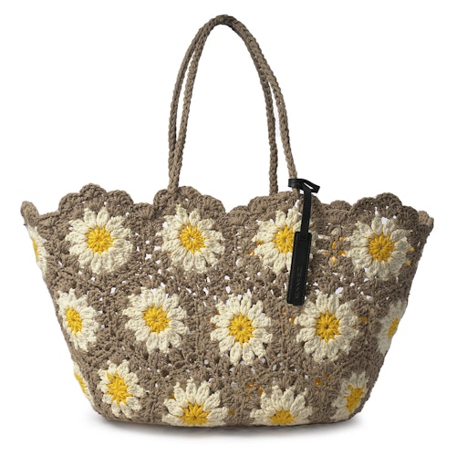 Basket Calendula Crochet Bag