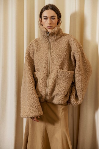 Teddy Jacket Camel