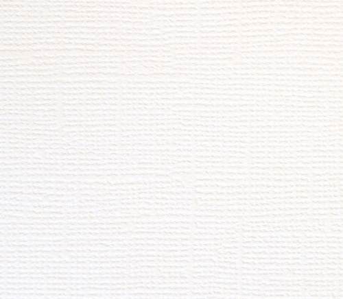Ensfarget kartong - enkelt ark - WHITE, 30,5x30,5cm
