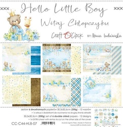 Hello Little Boy - Paper Collection Set - 30,5x30,5cm