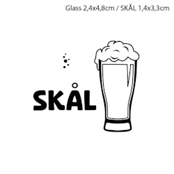 Clearstamp - Glass, SKÅL og bobler