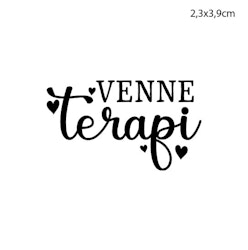 Clearstamp - Venneterapi - 3,9x2,3cm