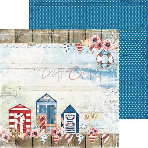 Seaside Greetings - Paper Collection Set - 24 dobbeltsidige ark - 20,3x20,3cm