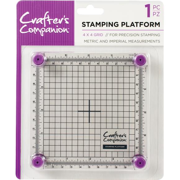 Crafter's Companion Stamping Platform - 10x10cm/4x4inch
