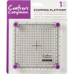 Crafter's Companion Stamping Platform - 10x10cm/4x4inch