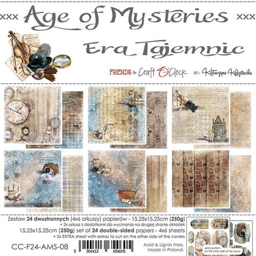 Age Of Mysteries - Paper Collection Set, 24 dobbeltsidige ark, 15x15cm