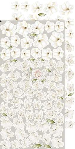 Extras - Flowers – Greenery Invitation, 12 klippeark , 15x30,5cm