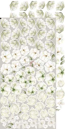 Extras - Flowers – Greenery Invitation, 12 klippeark , 15x30,5cm