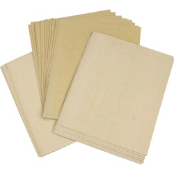 Sandpapir - 3x2 ark - korntype 80,120,150