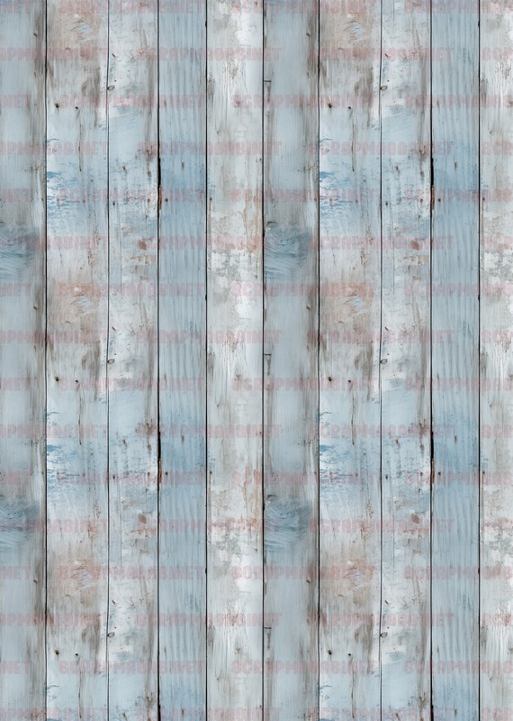 Mønsterark 4 - Panel  blå A4