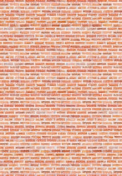 Mønsterark 9 - Red Brickwall A4