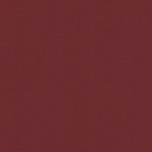 Ensfarget kartong 30,5x30,5cm - BURGUNDER 25pk./216gr canvasstruktur