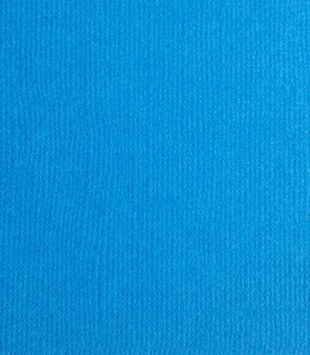 Ensfarget kartong 30,5x30,5cm - CAPRI BLUE 25pk./216gr canvasstruktur
