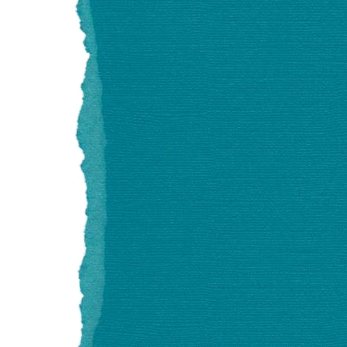 Ensfarget kartong 30,5x30,5cm - PETROL BLUE 25pk./216gr canvasstruktur