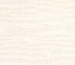 Ensfarget kartong 30,5x30,5cm - CREAM 25pk./216gr canvasstruktur