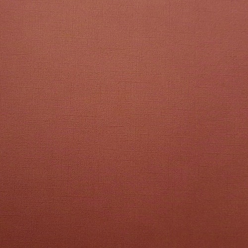 Ensfarget kartong 30,5x30,5cm - RED BRICK 25pk./216gr canvasstruktur
