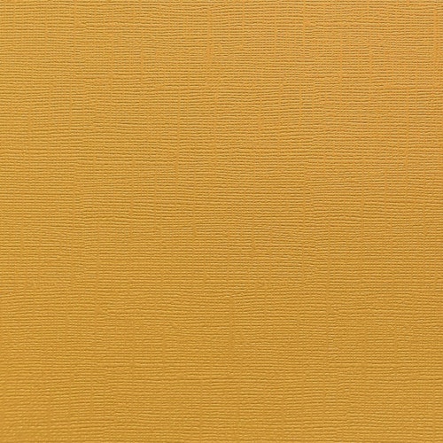 Perlekartong 30,5x30,5cm - DARK YELLOW 25pk./216gr canvasstruktur