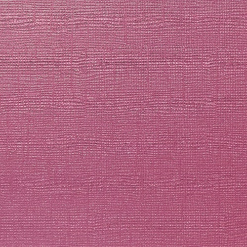 Perle kartong 30,5x30,5cm - DARK PINK 25pk./216gr canvasstruktur