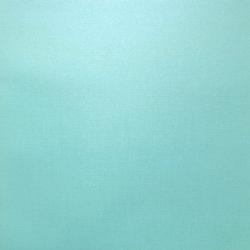 Perlekartong 30,5x30,5cm - LIGHT AQUAMARINE 25pk./216gr canvasstruktur