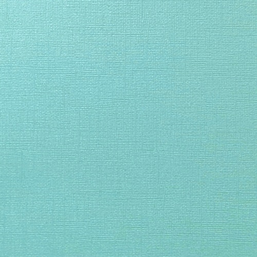 Perlekartong 30,5x30,5cm - LIGHT AQUAMARINE 25pk./216gr canvasstruktur
