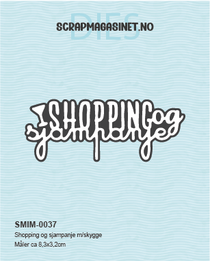Shopping og sjampanje m/skygge