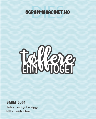 Tøffere enn toget m/skygge