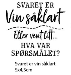 Clearstamp - Svaret er vin så klart