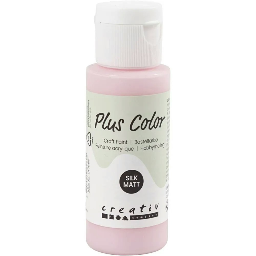 Plus Color Hobbymaling, myk rosa, 60ml/ 1 fl.
