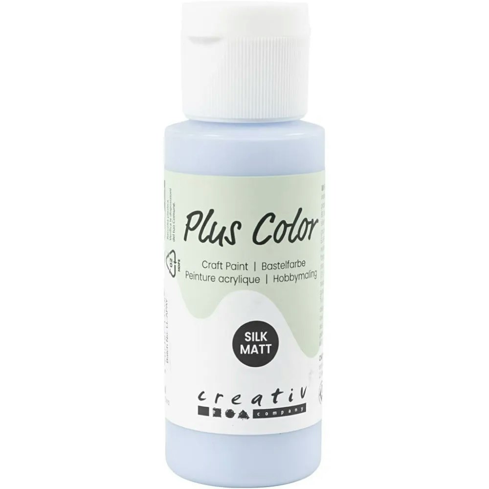 Plus Color Hobbymaling, lys blå, 60ml/ 1 fl.
