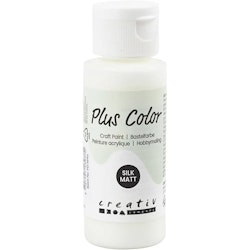 Plus Color Hobbymaling, råhvit, 60ml/ 1 fl.