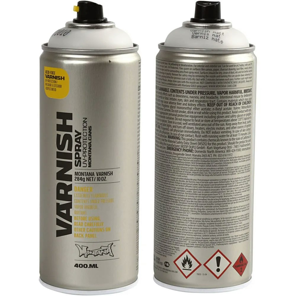 Spraylakk, matt, 400ml/ 1 boks