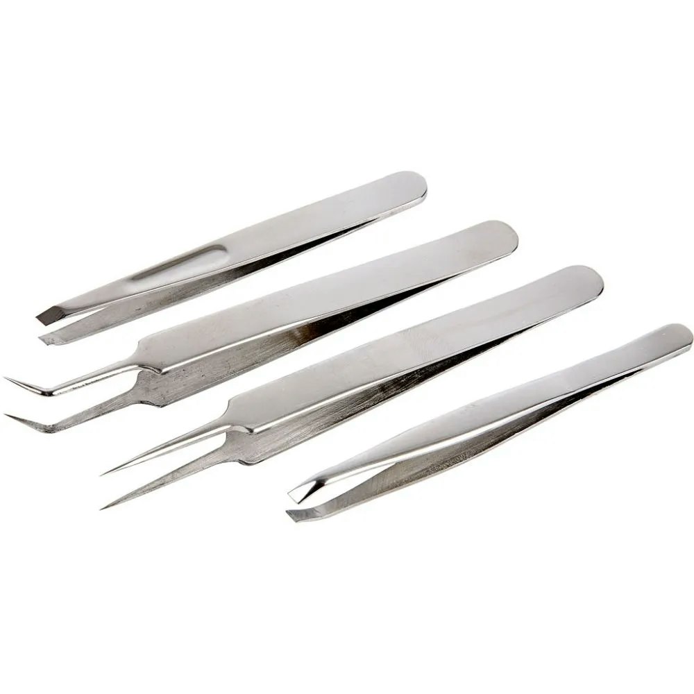 Pinsett, L: 9-12 cm, 4stk./ 1 pk.