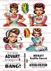 DEK03 - Kaffe først - motiver, A5