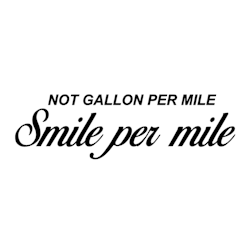 Smile per mile Dekal