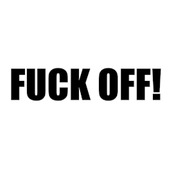 FUCK OFF! Dekal