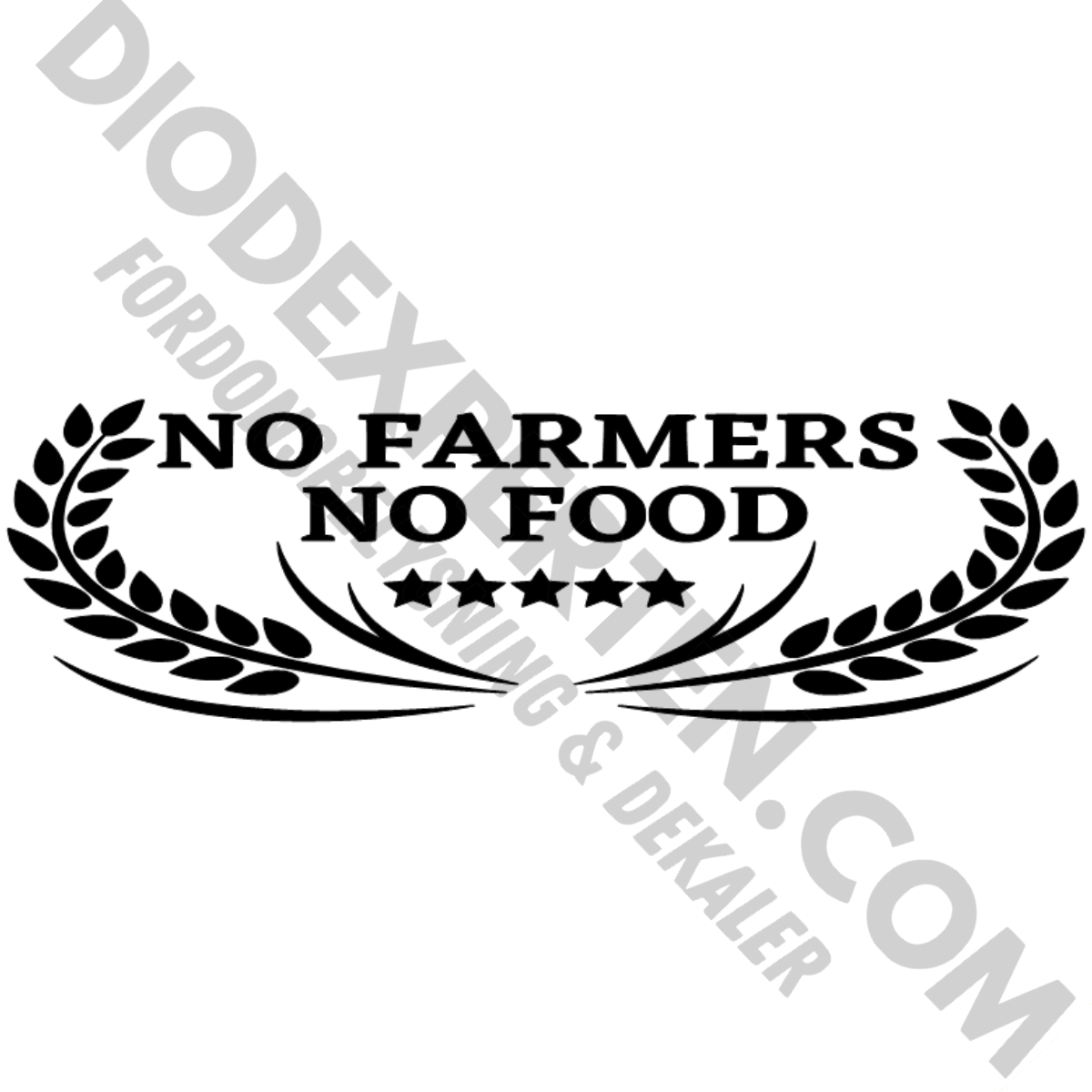 No farmers No food Dekal