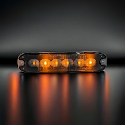 Blixtljus Slim 6-LED
