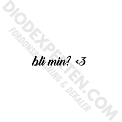 Bli min? Dekal