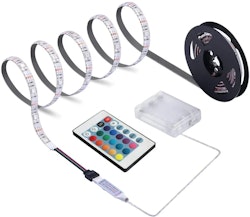 LED-List AA batteri (VATTENTÅLIG) 1, 2, 3, 4, 5M RGB