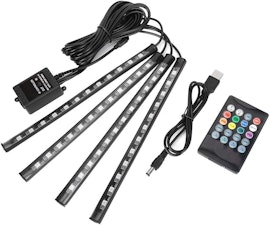 Fotbelysning RGB LED-lister med USB-uttag
