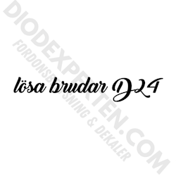 Lösa brudar d24 dekal