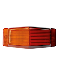Double Burner Glas Orange/Röd