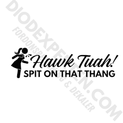 Hawk Tuah Dekal