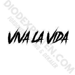VIVA LA VIDA Dekal