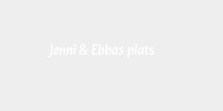 Jenni  Ebbas plats 34x6 VIT