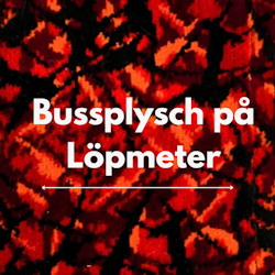 Bussplysch Röd