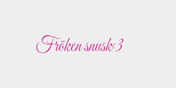 Fröken snusk3 35x10 ROSA