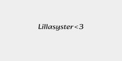 Lillasyster3 26x10 SVART