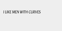 I LIKE MEN WITH CURVES 62x8 SVART