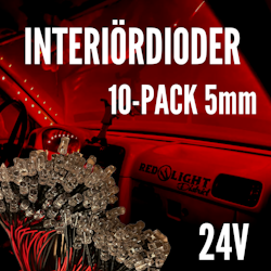 Interiördioder 24v 10-Pack
